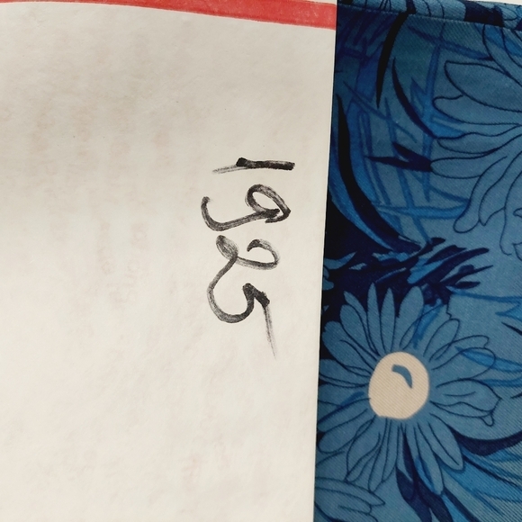 Elevenses Women's Lunar Mum Blue Floral Cropped Pants P1925 - Picture 9 of 9